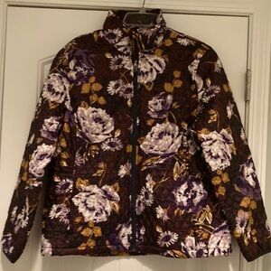 Lands’ Ends floral Quilted Women's Jacket